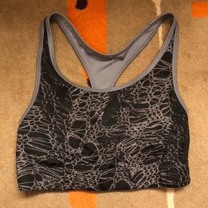 Racer back sports bra